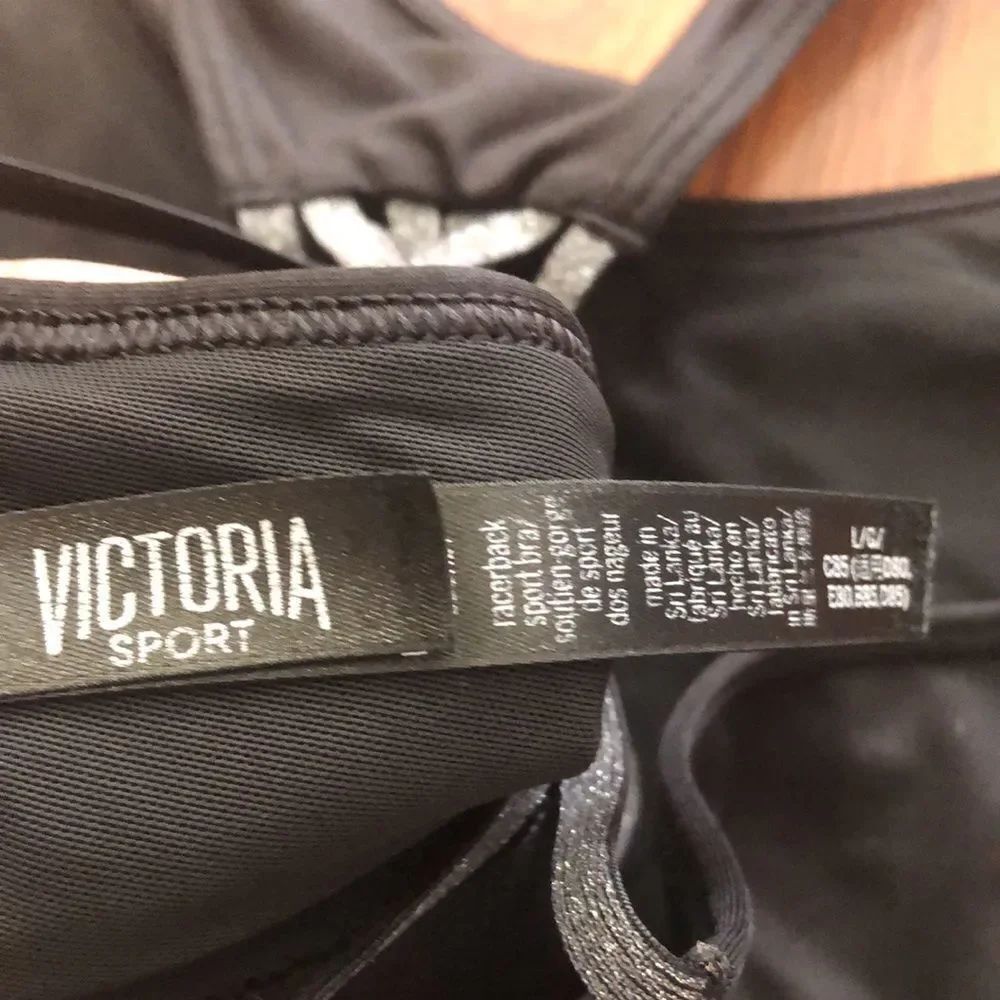 Victoria sport black Lycra bra L - Picture 3 of 5